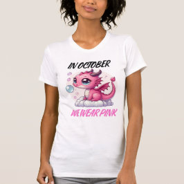 Cute Rosa Halloween "I oktober Bäror vi Rosa" T Shirt