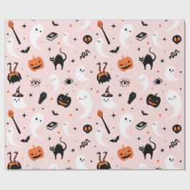 Cute Rosa Halloween Presentpapper