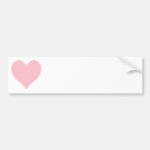 Cute Rosa Heart Bildekal