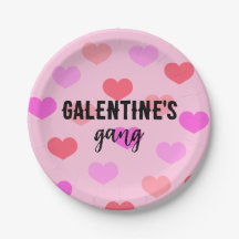 Cute Rosa Hearts Galentines Day Anpassningsbar