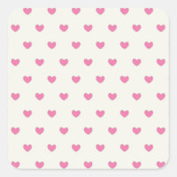 Cute Rosa Hearts Mönster