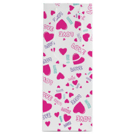 Cute rosa Hearts och Kärlek - romantiskt mönster