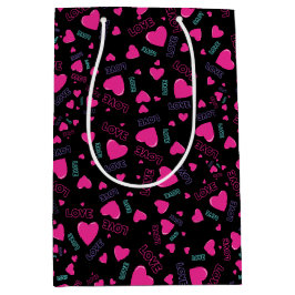 Cute rosa Hearts och Kärlek - romantiskt mönster