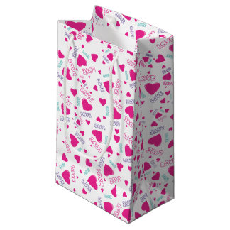 Cute rosa Hearts och Kärlek - romantiskt mönster