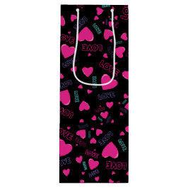 Cute rosa Hearts och Kärlek - romantiskt mönster