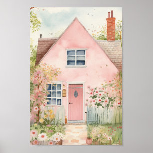 Cute Rosa House Poster
