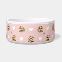 Cute Rosa Hund Bowl