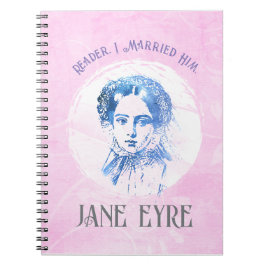 Cute Rosa Jane Eyre Porträtt Reader jag gifte mig  Anteckningsbok