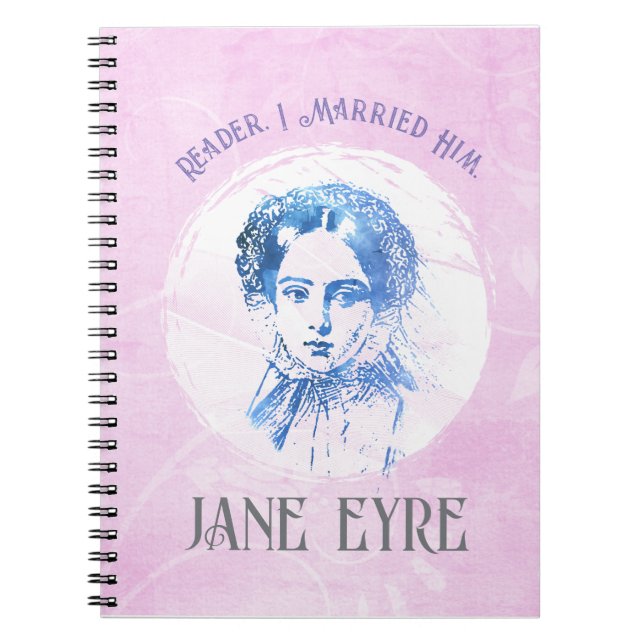 Cute Rosa Jane Eyre Porträtt Reader jag gifte mig  Anteckningsbok (Framsidan)
