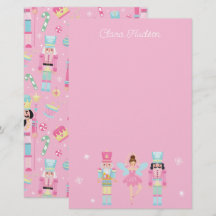 Cute Rosa Jul Nutcracker-Personlig