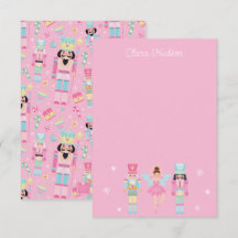 Cute Rosa Jul Nutcracker-Personlig