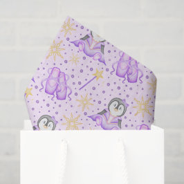 Cute Rosa jul Sugarplum Penguin