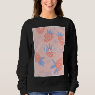 Cute Rosa Juli Strawberry Fresh Fruit Berry Sommar T Shirt