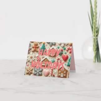 Cute Rosa-julklapp för Flickaktigtar Helgkort