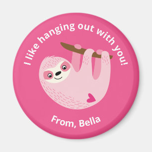 Cute Rosa Kids Valentine Magnet