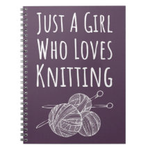 Cute Rosa Knitter Gifts Lila Knitting