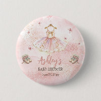 Cute Rosa Little Ballerina Tutu Girl Baby Shower