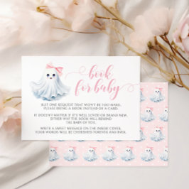 Cute Rosa Little Boo Bok for Flicka Shower OSA Kort