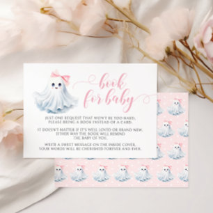 Cute Rosa Little Boo Bok for Flicka Shower OSA Kort