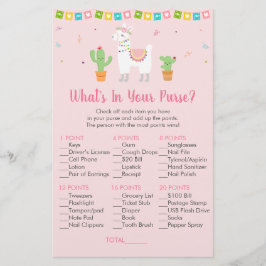 Cute Rosa Llama Fiesta, vad är i ditt spel?