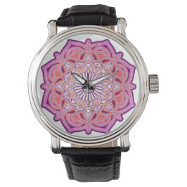 Cute Rosa Mandala Armbandsur