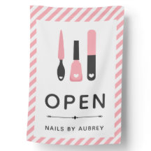 Cute Rosa Manicurist Nail Artist Open