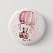 Cute Rosa Nalle Luftballong Party