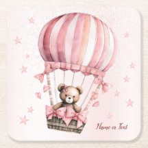 Cute Rosa Nalle Luftballong Party