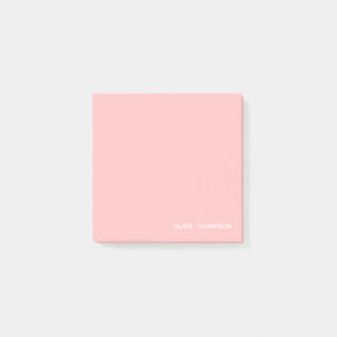 Cute Rosa Namn Sticky Post-it Block