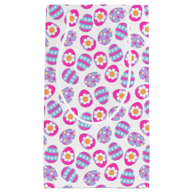 Cute Rosa och Lila Påskägg Mönster (Framsidan)