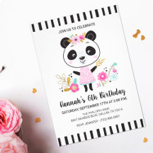 Cute Rosa Panda Flick kalas