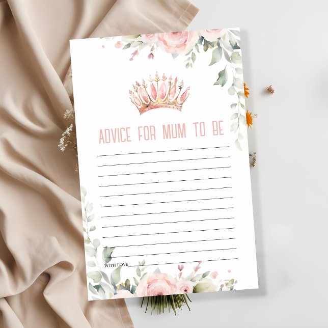 Cute Rosa Princess Tiara Blommigt Advice for Morsa (Skapare uppladdad)