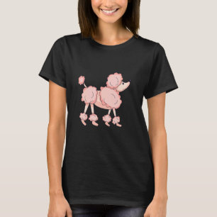 Cute Rosa Pudel T Shirt