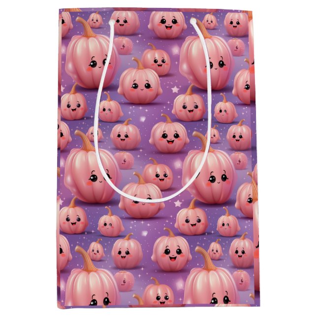 Cute Rosa Pumpkin mönster-barn halloween (Framsidan)
