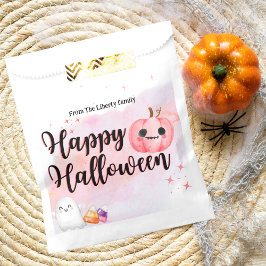 Cute rosa pumpor vattenfärgsbarn bus eller godis