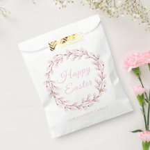 Cute Rosa Pussy Willow Glad påsk