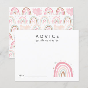 Cute Rosa Rainbow Adapter för Mamma Card