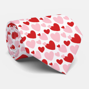 Cute Rosa Red Speckled Heart Mönster Slips