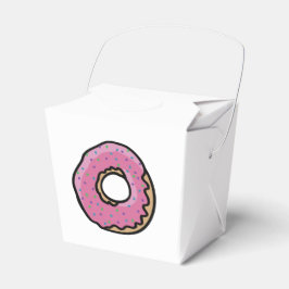 Cute rosa retro sprinkles doughnut presentaskar