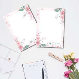 Cute Rosa Sakura Post-it Block