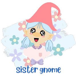 Cute Rosa Sister Gnome-citattecken med bild T Shirt