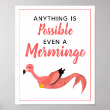 Cute Rosa Sjöjungfru Flamingo-inspirationsoffert