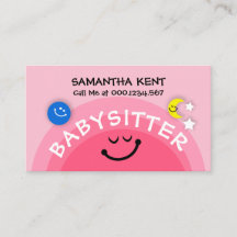 Cute Rosa Sol Babysit Earth Måne Nanny Service