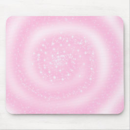 Cute Rosa Sparkly Starry Spiral Musmatta