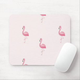 Cute rosa står flamingo musmatta