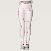 Cute rosa står i flamingolegeringar