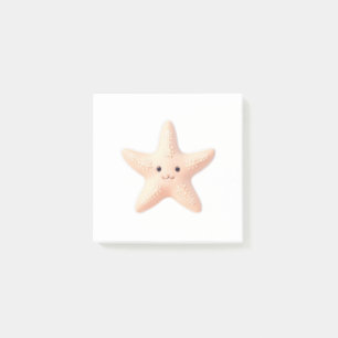 Cute Rosa Starfish Post-it Block