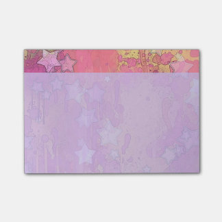 Cute Rosa Stars Post it® Notes Post-it Block