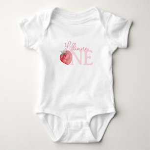 Cute Rosa Strawberry Birthday Girl ONE T Shirt