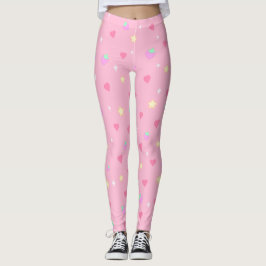 Cute Rosa Strawberry Leggings
